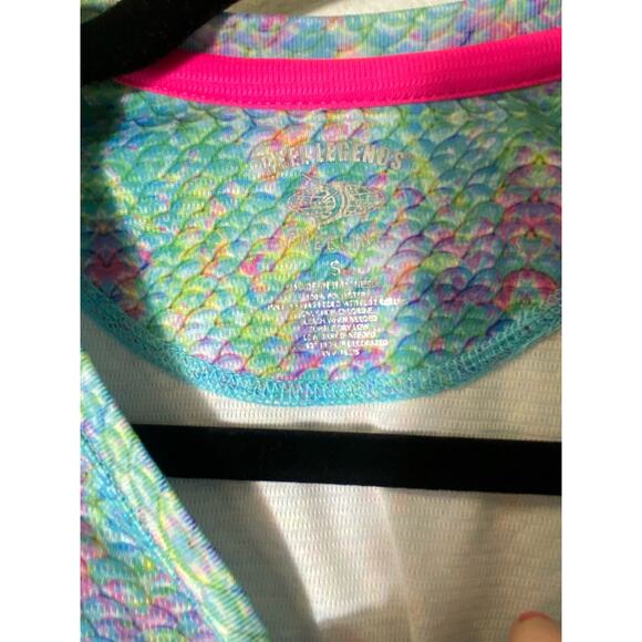 Reel Legends Girls Green Athletic Shirt Size Small - Picture 3 of 3